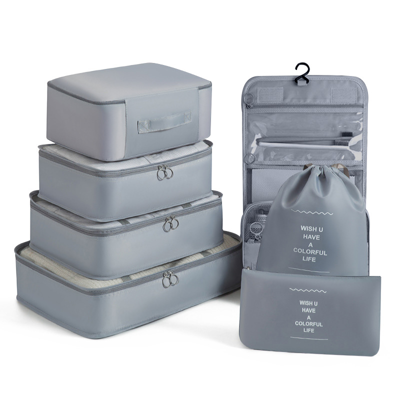 Travel Accessories Toiletry Bag - Set Penyimpanan Perjalanan Multi-Kompartemen untuk Mahasiswa
