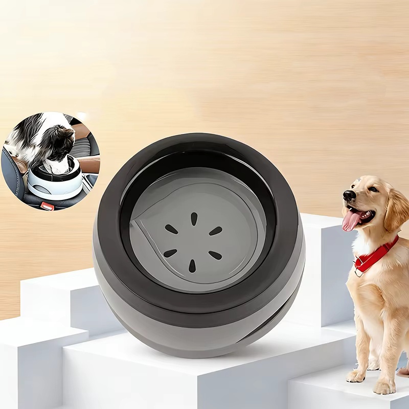 Travel Accessories For Dogs - Mangkuk Anjing Peliharaan Mengambang Tidak Membasahi