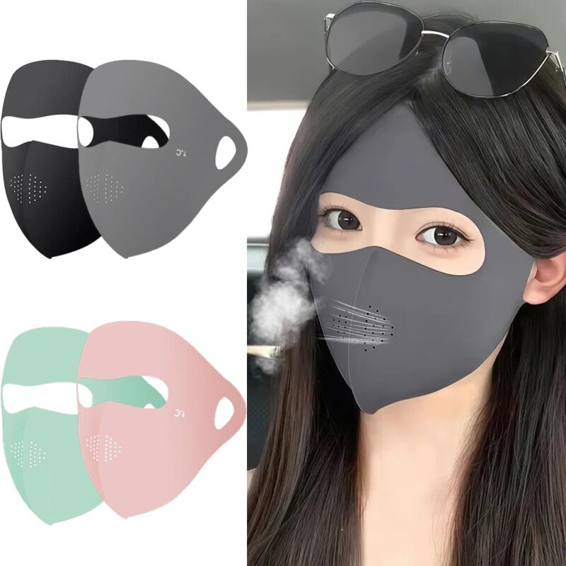 Travel Accessories New - Masker Wajah UV Full-Face Baru, Pelindung