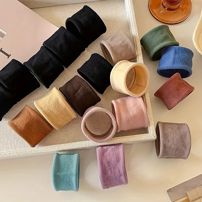 Travel Access - 5/10/Set Ikat Rambut Elastis Nilon Warna-warni