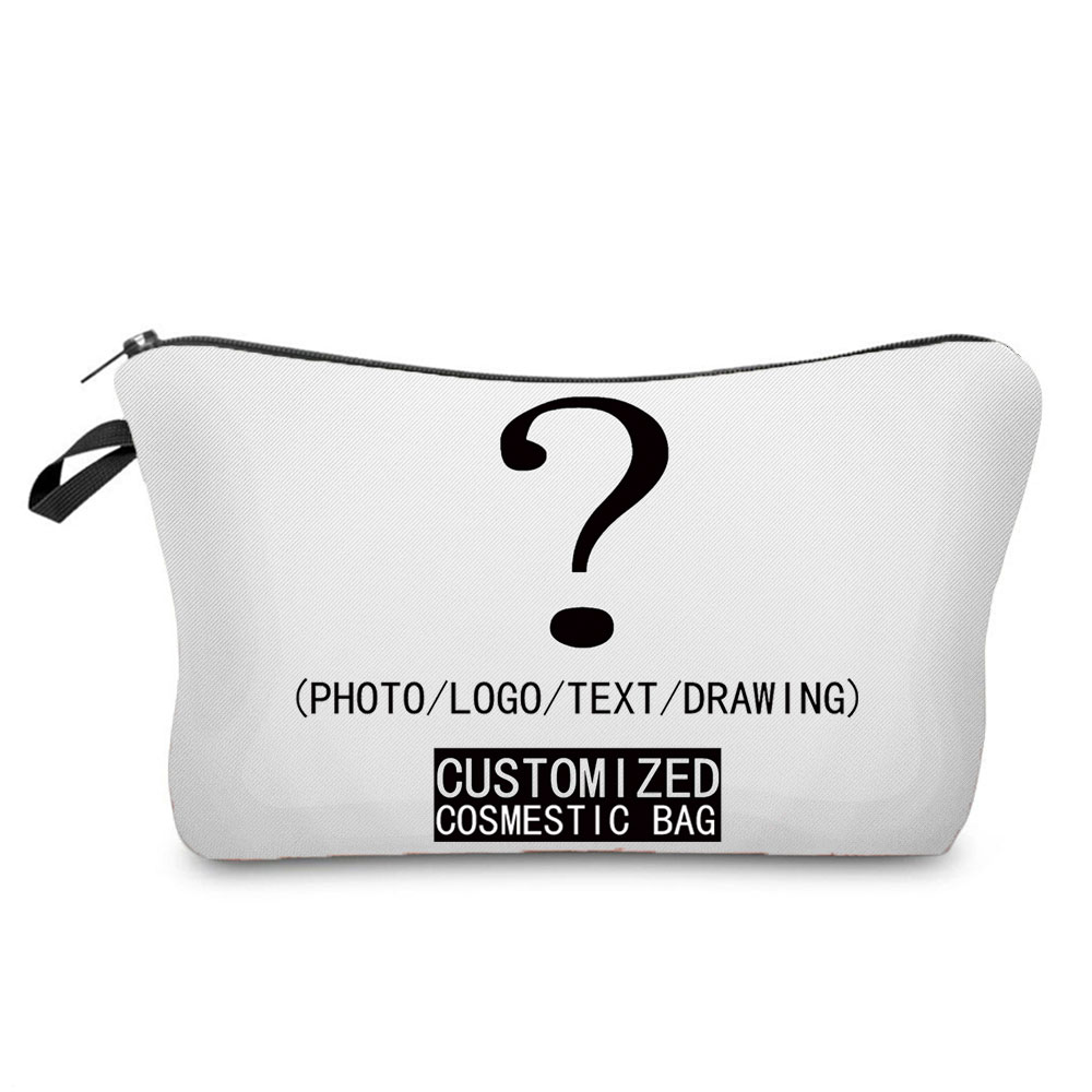Travel Accessories Toiletry Bag - Tas Makeup Logo DIY Kustom Pribadi