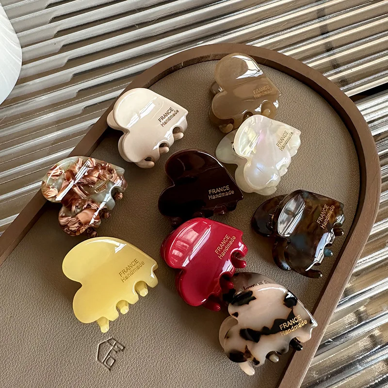 Travel Accessories For Girls - Jepit Rambut Kecil dari Asetat Bentuk