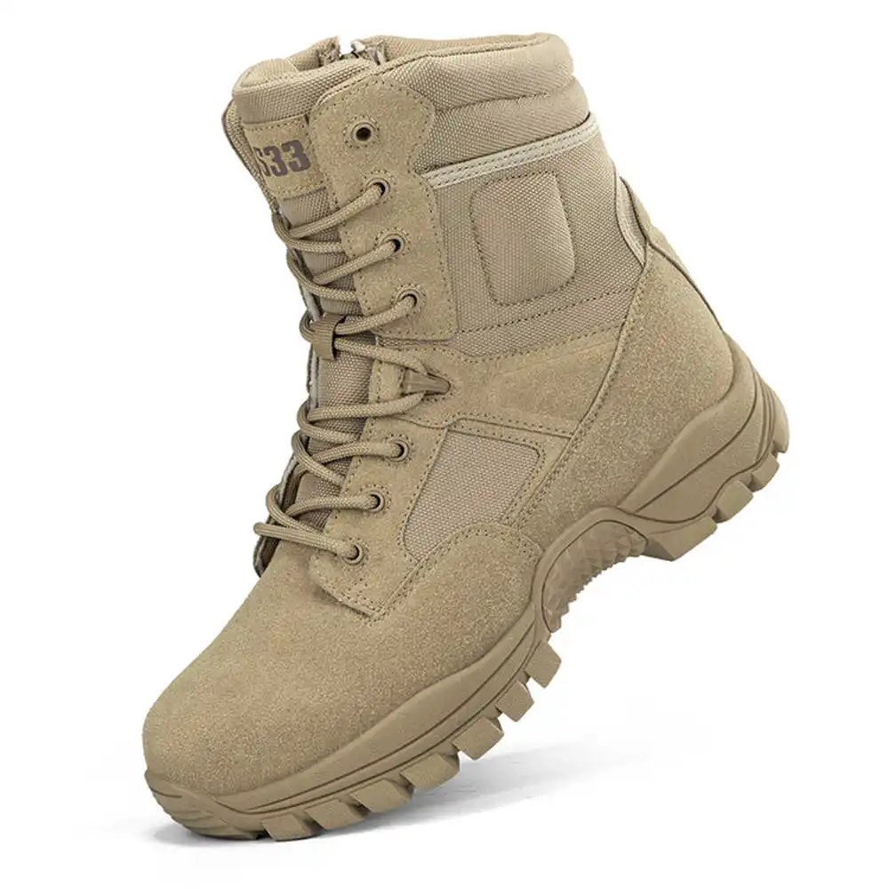 Travel Accessories Ideas - Sepatu boot kulit asli antiselip, sepatu