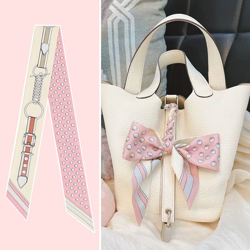 Travel Access - Tas Syal Polka Dot Merah Muda