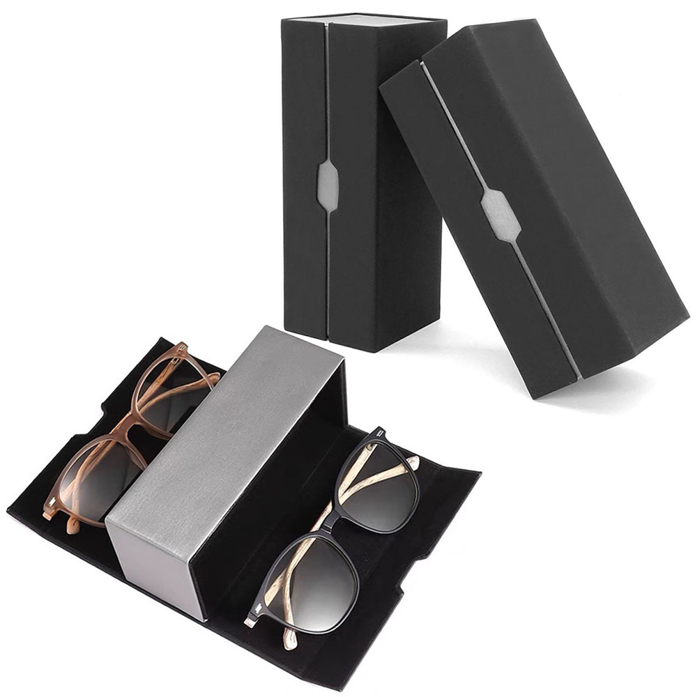 Travel Accessories Ideas - Kotak Kacamata Kulit PU Tempat Kacamata