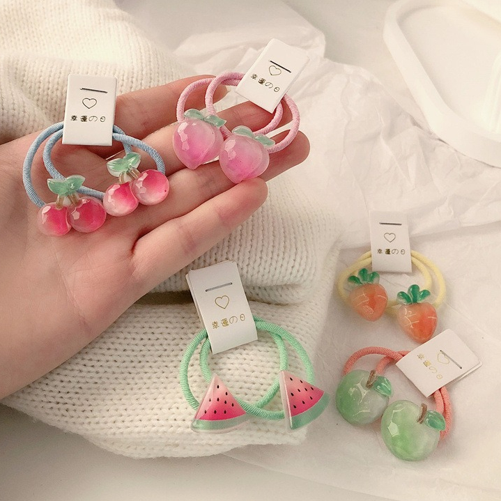 Travel Accessories For Girls - Ikat Rambut Wortel Anak 5 Pasang