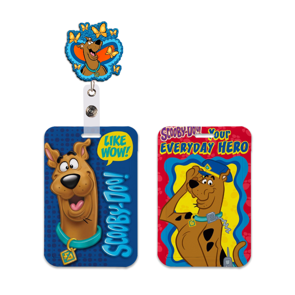 Travel Accessories For Dogs - Tempat Kartu Anjing Kartun dengan Tali