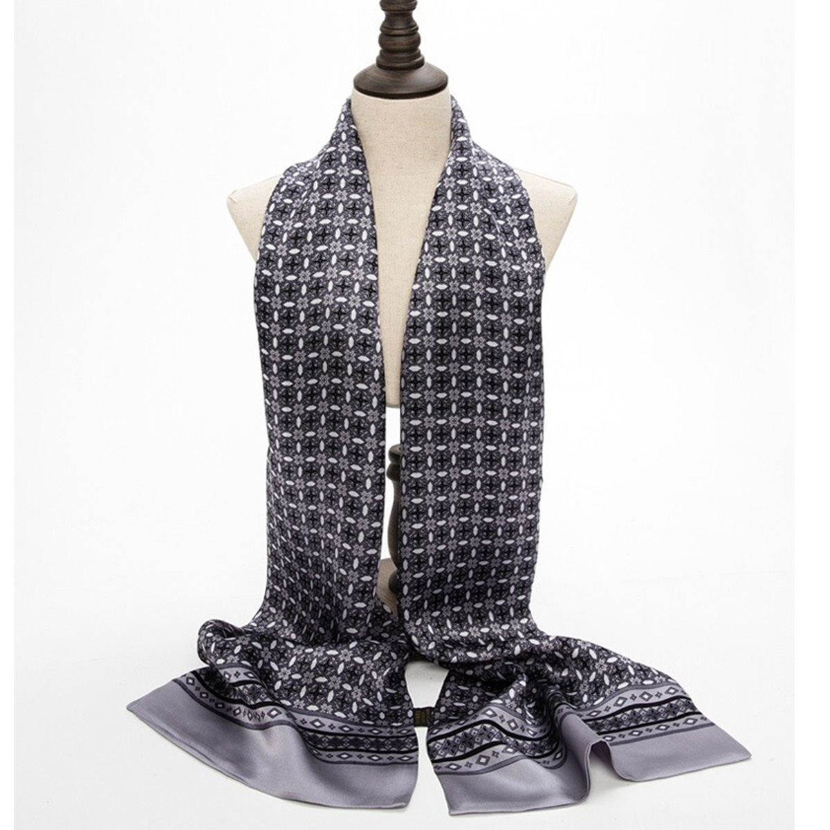 Travel Accessories New - 2026 Syal Sutra Baru Berlapis Aksesoris