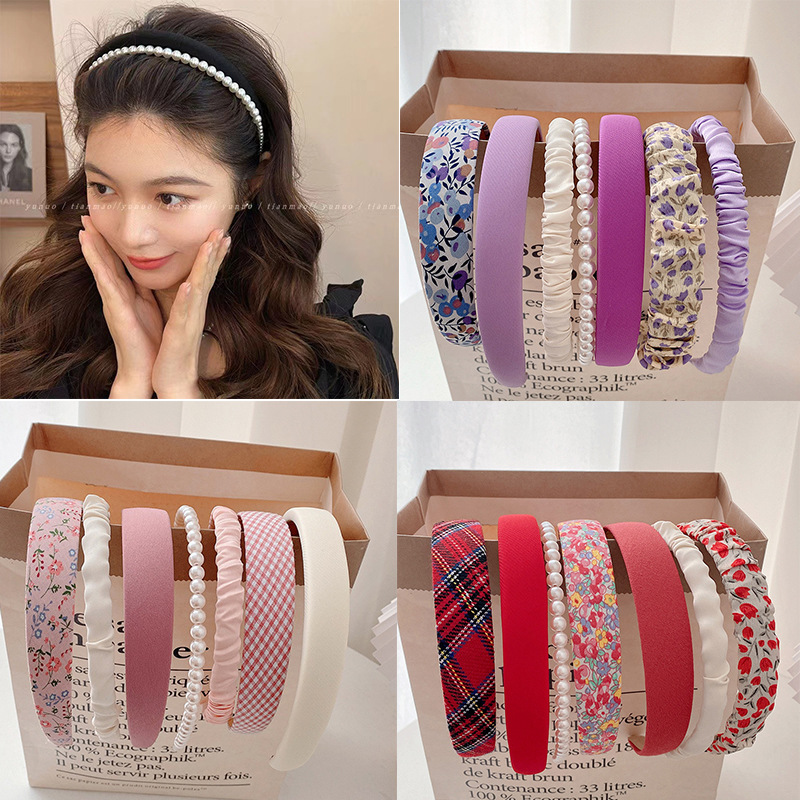 Travel Accessories In Bulk - Set 5/7 Buah Ikat Rambut Kain