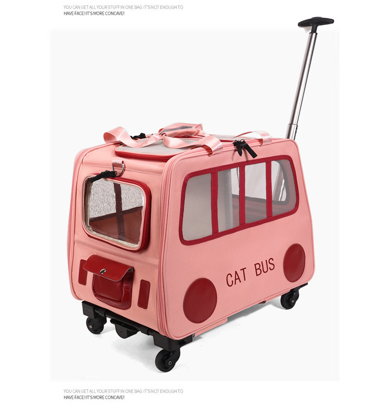 Travel Accessories For Dogs - Tas Troli Perjalanan Hewan Peliharaan Multifungsi,