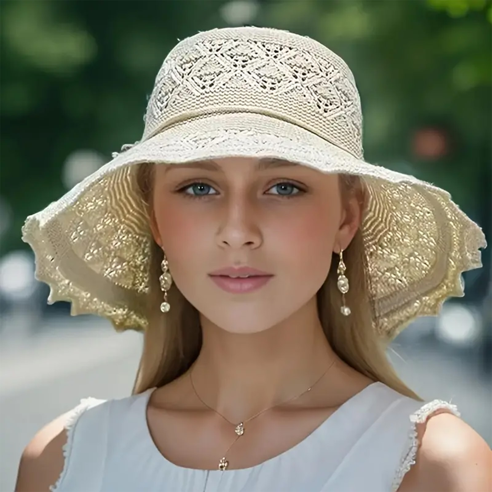 Travel Accessories Teens - Topi Pantai Musim Panas Bergaya untuk