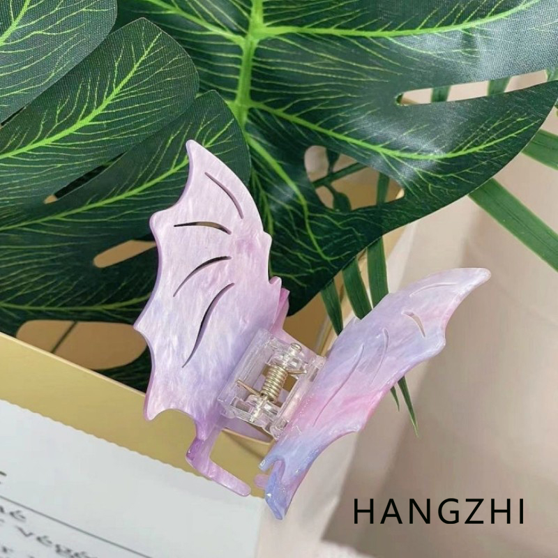 Travel Accessories For Girls - HANGZHI klip rambut kelelawar Glitter halus