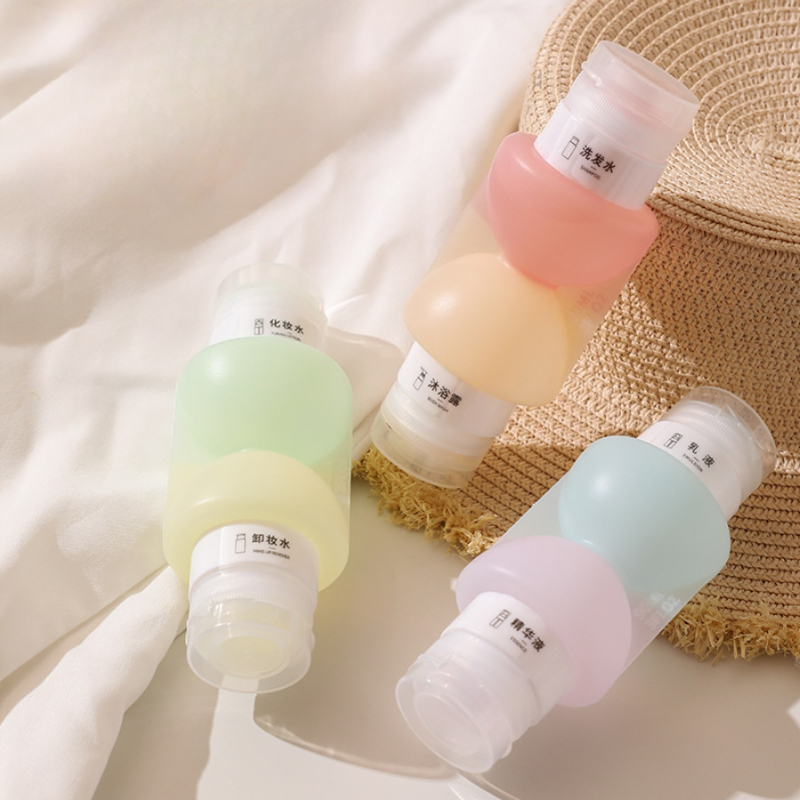 Travel Accessories Youtube - Botol Perjalanan Silikon Isi Ulang Tabung
