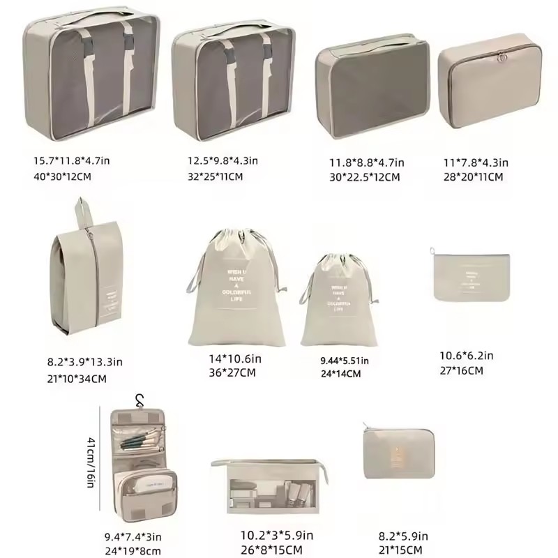 Set Tas Penyimpanan Perjalanan - Travel Accessories Toiletry Bag ulasan dan harga