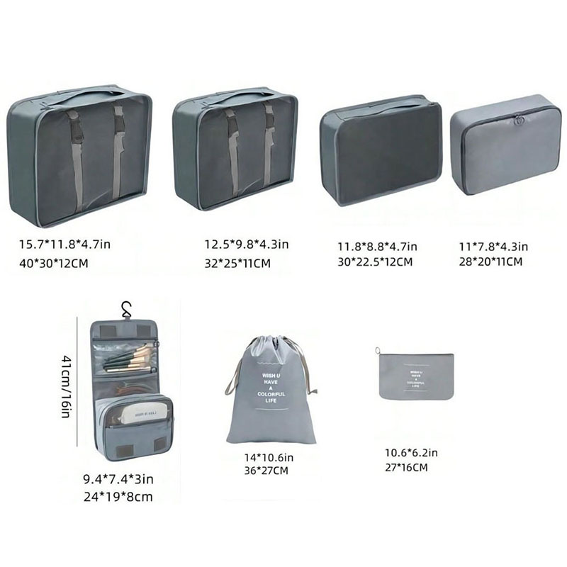 Set Penyimpanan Perjalanan Mul - Travel Accessories Toiletry Bag ulasan dan harga