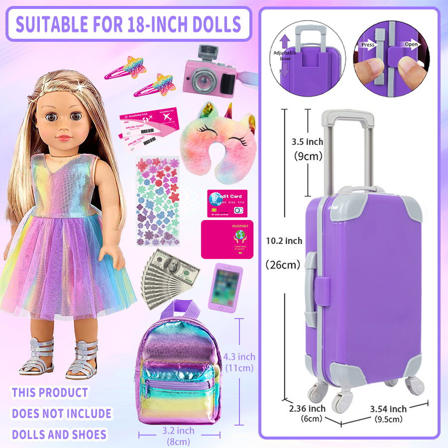 Pakaian dan Aksesoris Boneka 1 - Travel Accessories Teens ulasan dan harga