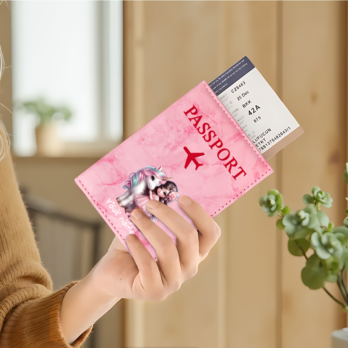 Tempat Paspor PU Pola Unicorn  - Travel Accessories In Bulk ulasan dan harga