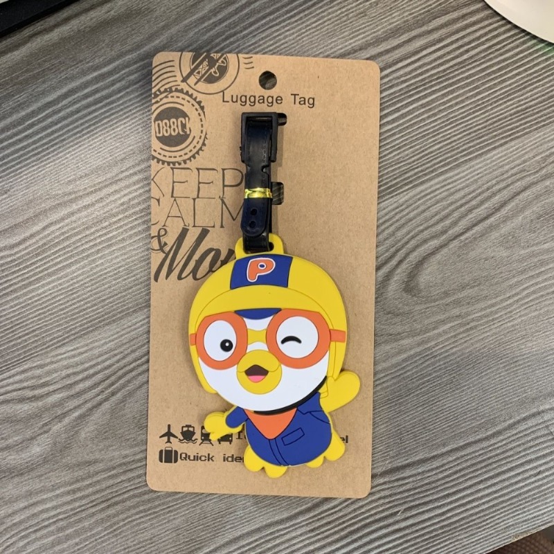 Tag Bagasi Kawaii Pororo Loopy - Travel Accessories For Kids ulasan dan harga