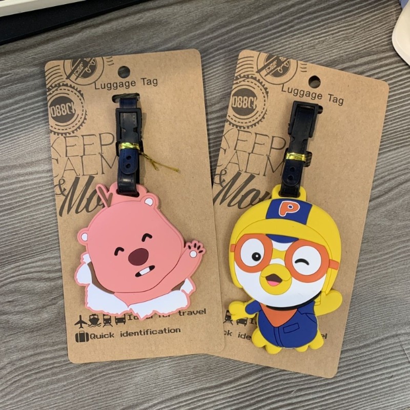 Tag Bagasi Kawaii Pororo Loopy - Travel Accessories For Kids ulasan dan harga