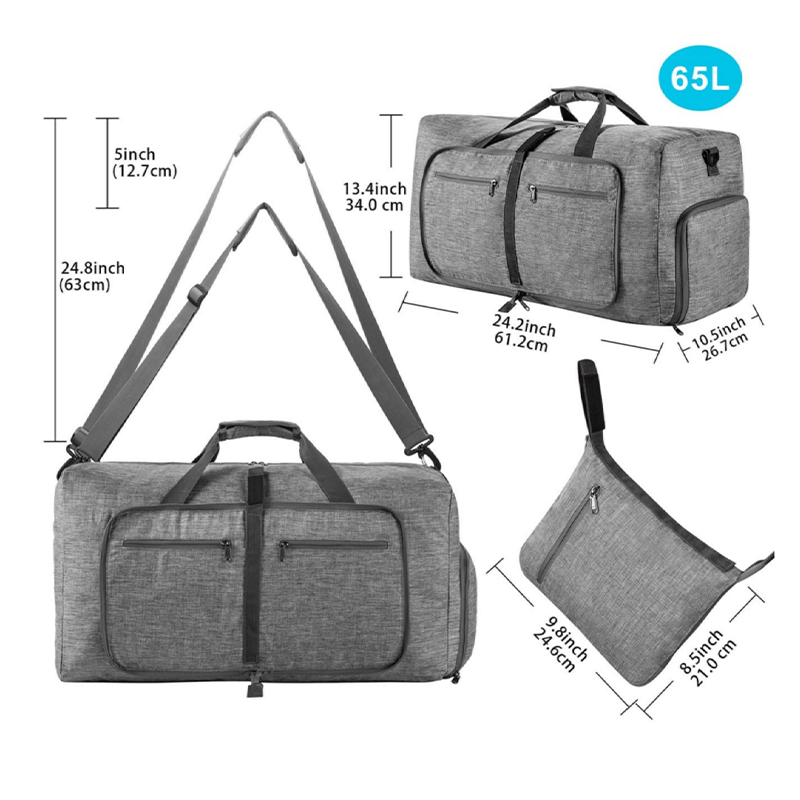 Tas Duffel Fmeida 65L dengan K - Travel Accessories Bag For Men ulasan dan harga