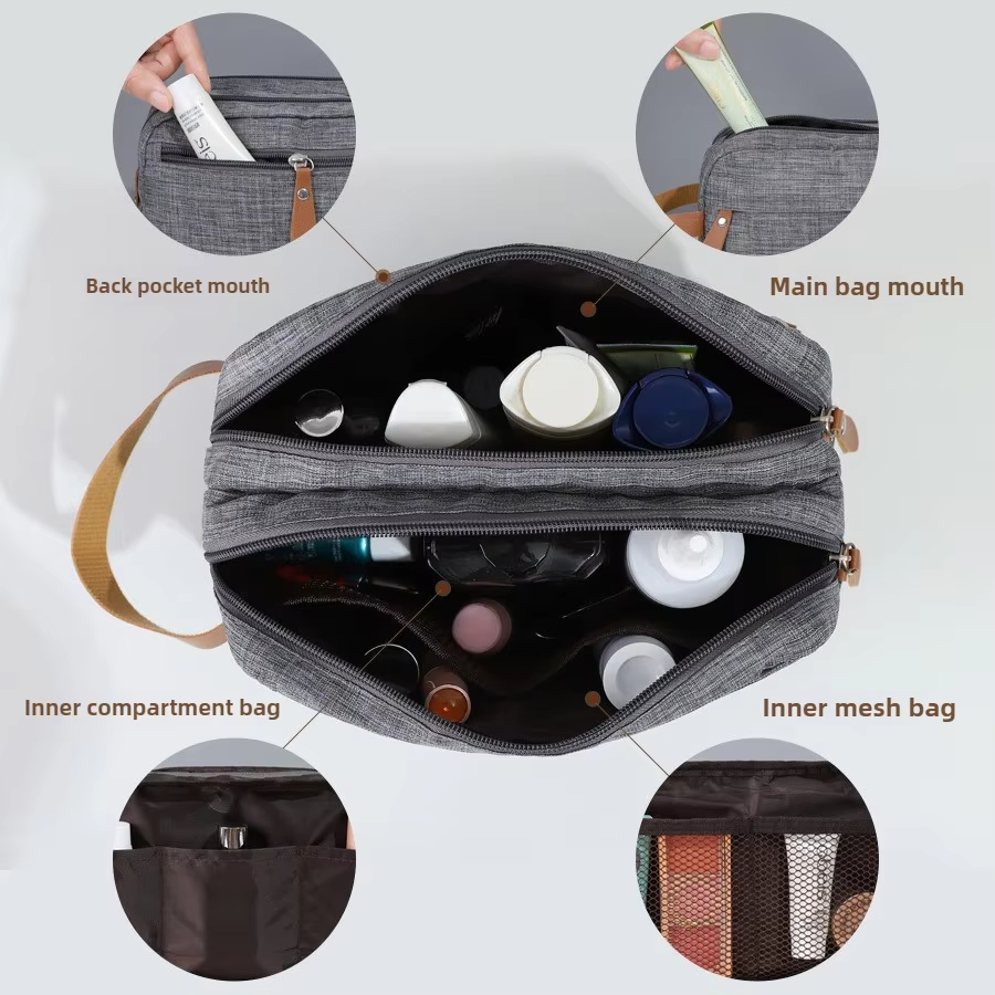 Tas Makeup Portabel Kapasitas  - Travel Accessories Toiletry Bag ulasan dan harga