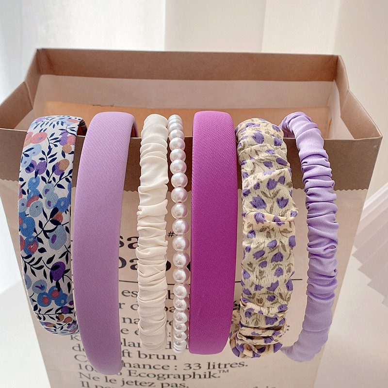 Set 5/7 Buah Ikat Rambut Kain  - Travel Accessories In Bulk ulasan dan harga