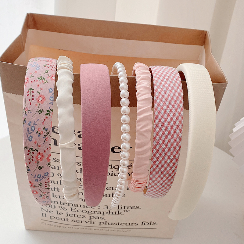 Set 5/7 Buah Ikat Rambut Kain  - Travel Accessories In Bulk ulasan dan harga