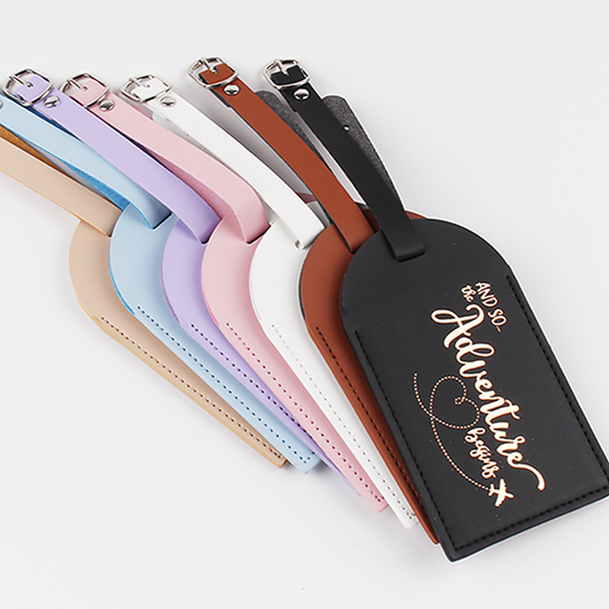 1 Buah Label Bagasi Kulit PU P - Travel Accessories Bag For Men ulasan dan harga