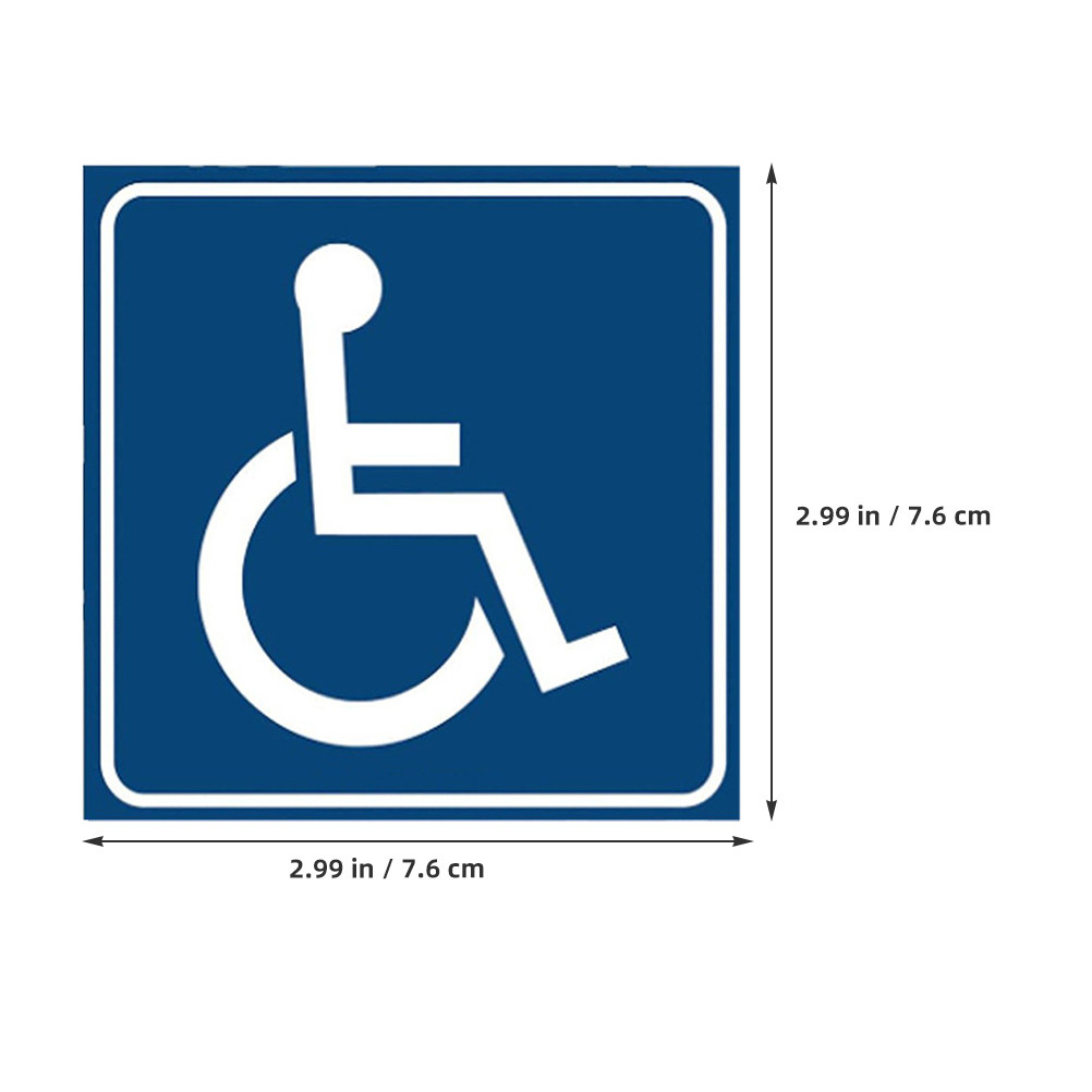 4 Buah Stiker Tanda Aksesibel  - Travel Access ulasan dan harga