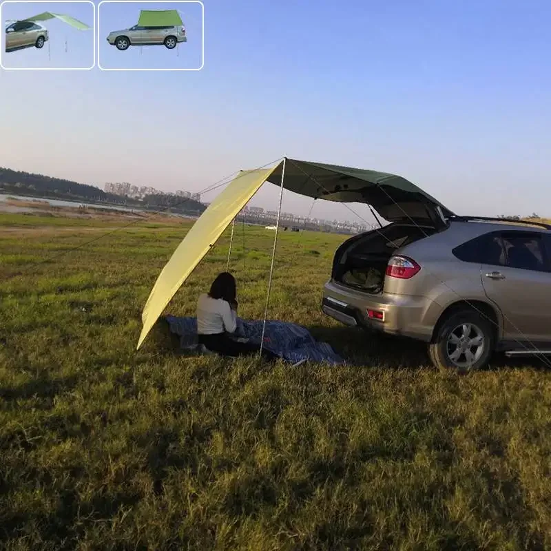 1 Set Tenda Samping Mobil Port - Travel Accessories You Need ulasan dan harga