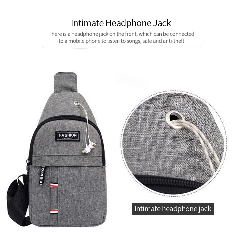 Tas dada pria, tas dada kasual - Travel Accessories Bag For Men ulasan dan harga