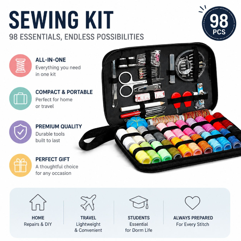 Set Alat Aksesori Jahit 68/98  - Travel Accessories In Bulk ulasan dan harga