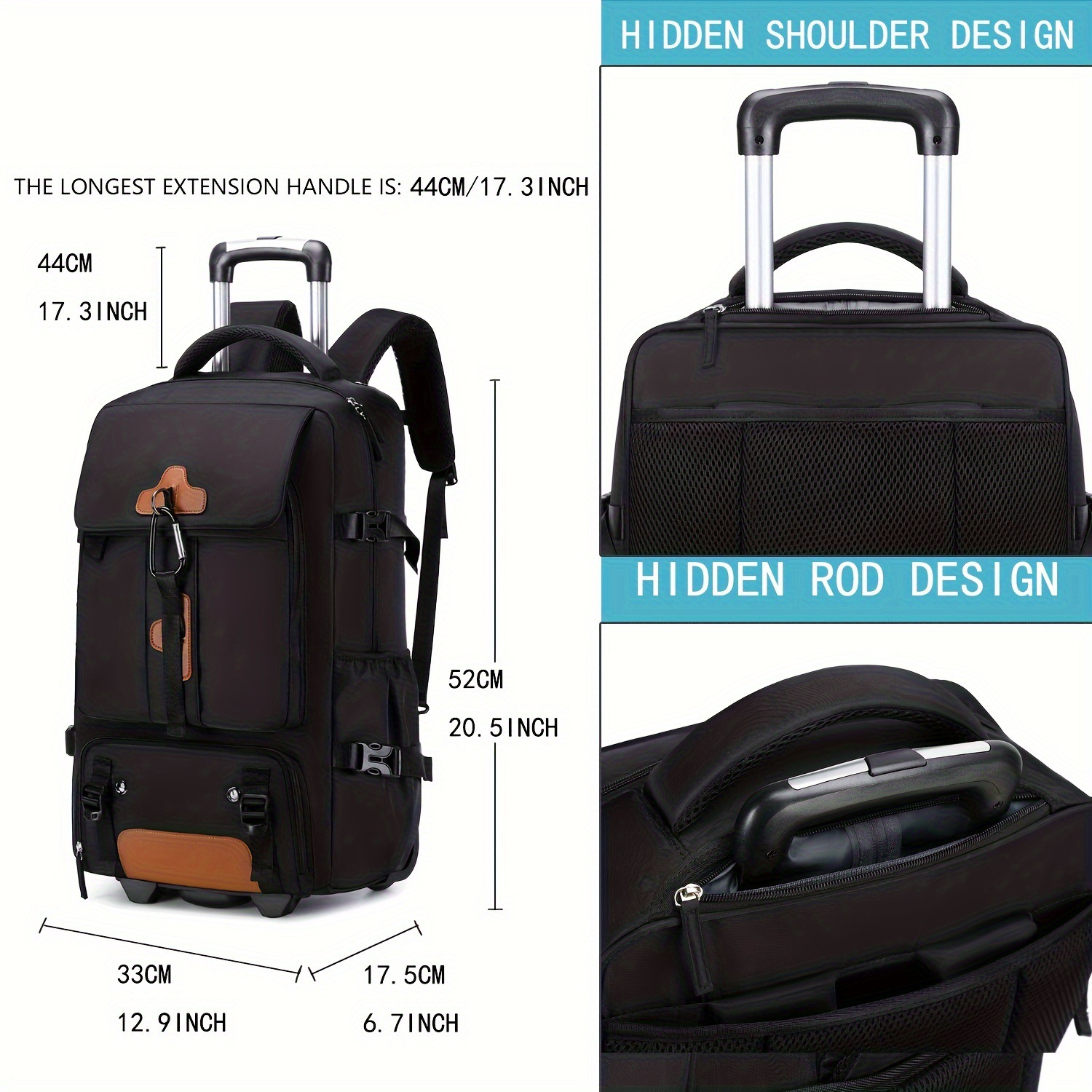 Ransel Beroda Kapasitas Besar  - Travel Accessories Bag For Men ulasan dan harga
