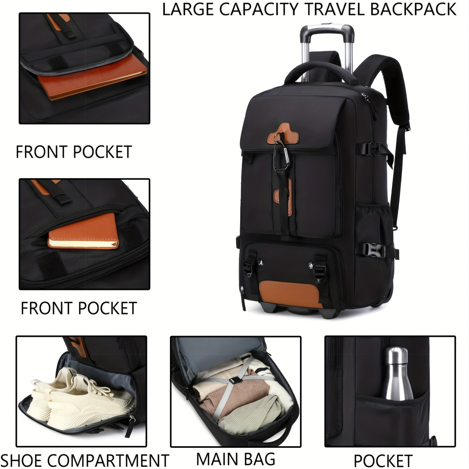 Ransel Beroda Kapasitas Besar  - Travel Accessories Bag For Men ulasan dan harga