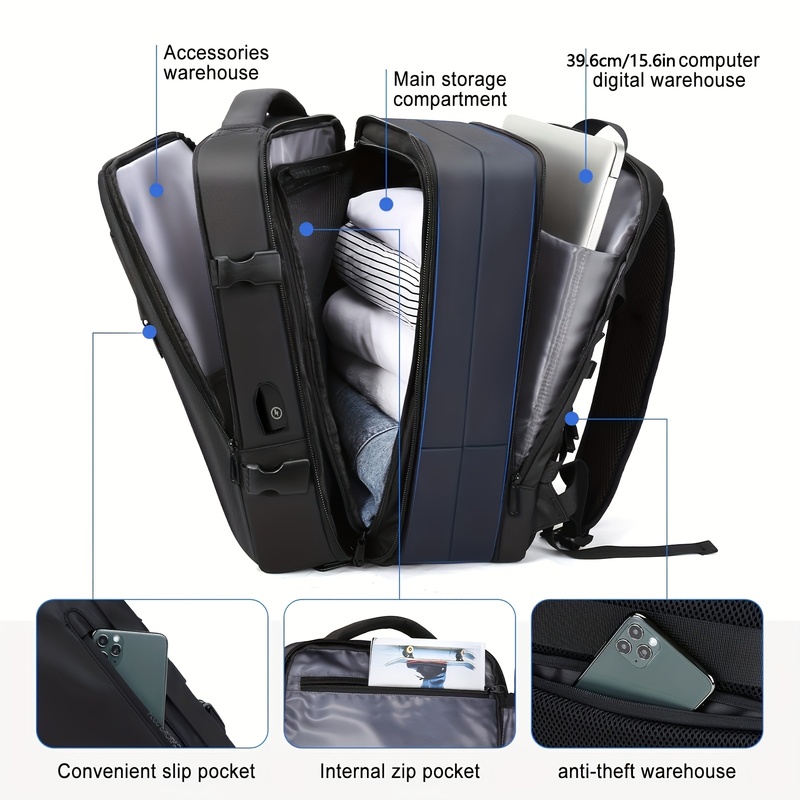 180 °     Tas Ransel Perjalana - Travel Accessories Bag For Men ulasan dan harga