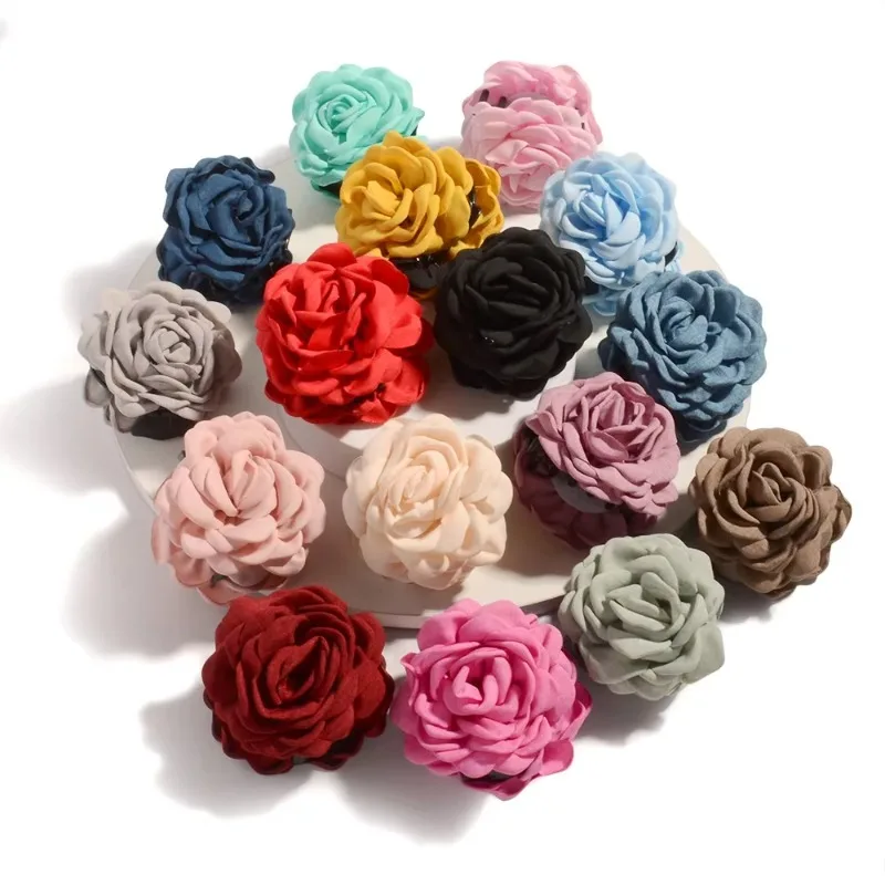 Klip Cakar Rambut Bunga Mawar  - Travel Accessories For Girls ulasan dan harga