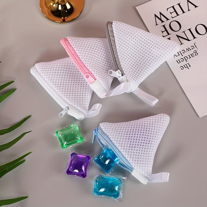 3pcs Kantong Jaring Mini Berpe - Travel Accessories Toiletry Bag ulasan dan harga