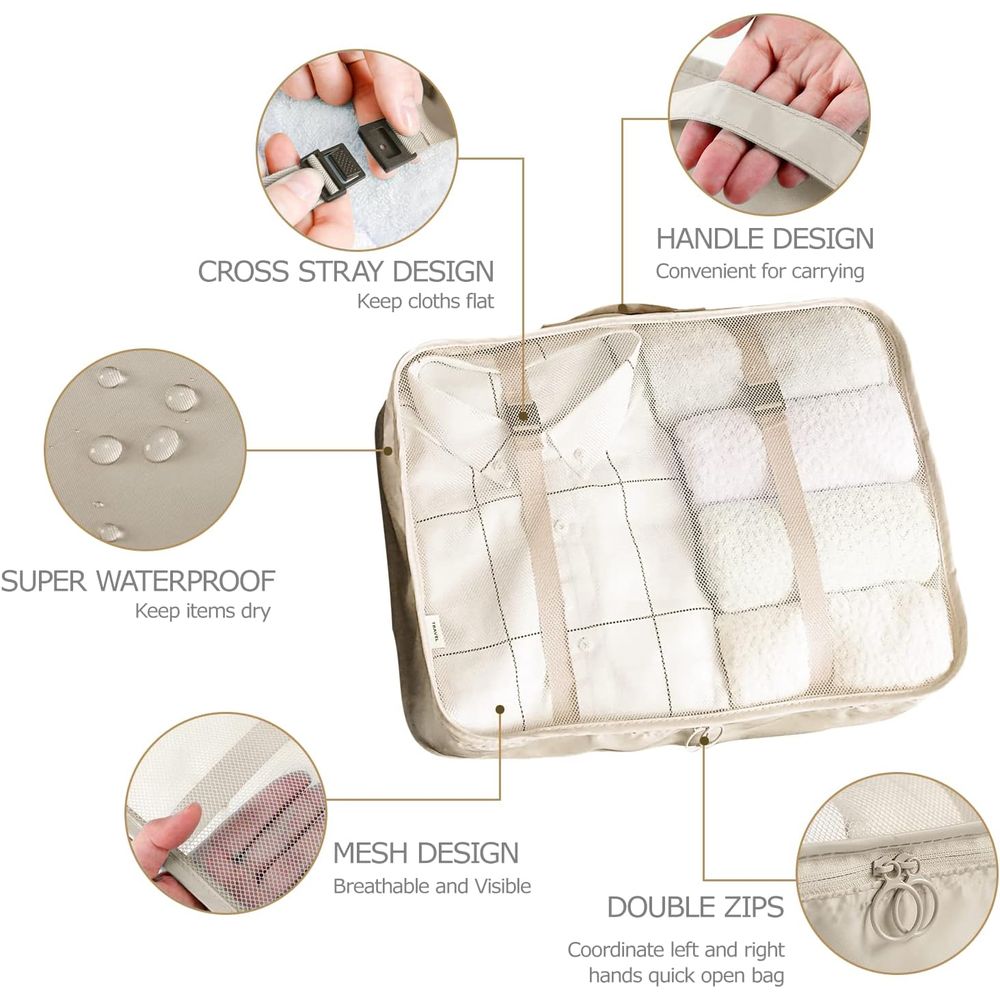 Set Kubus Pengemas atau Organi - Travel Accessories Toiletry Bag ulasan dan harga