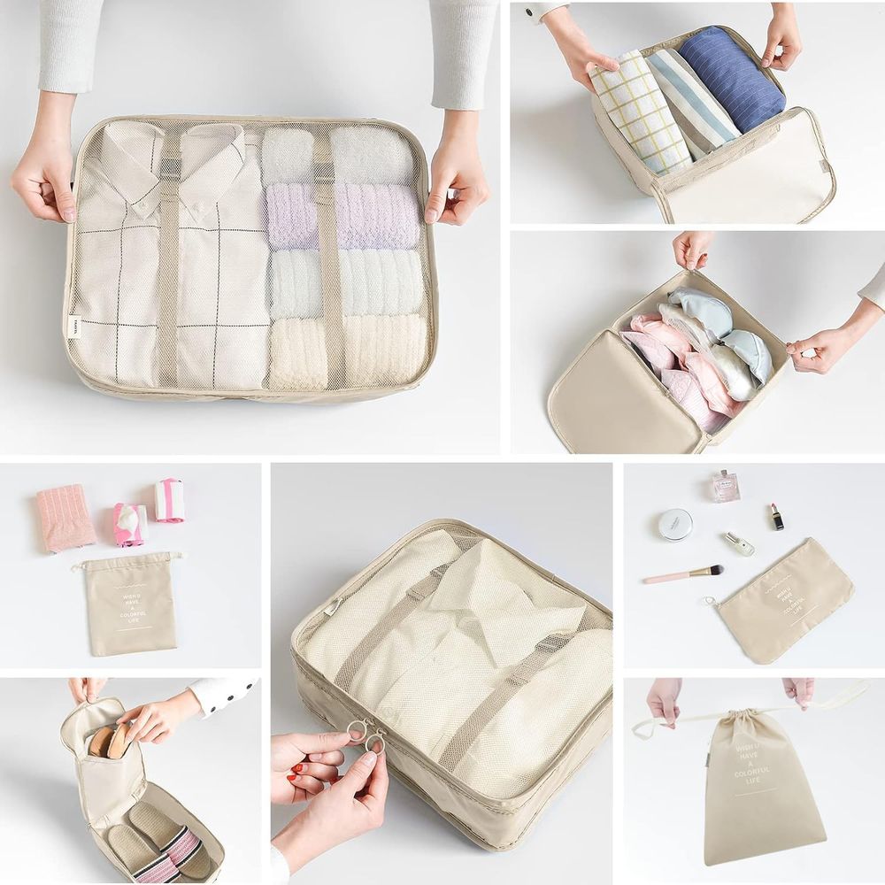 Set Kubus Pengemas atau Organi - Travel Accessories Toiletry Bag ulasan dan harga