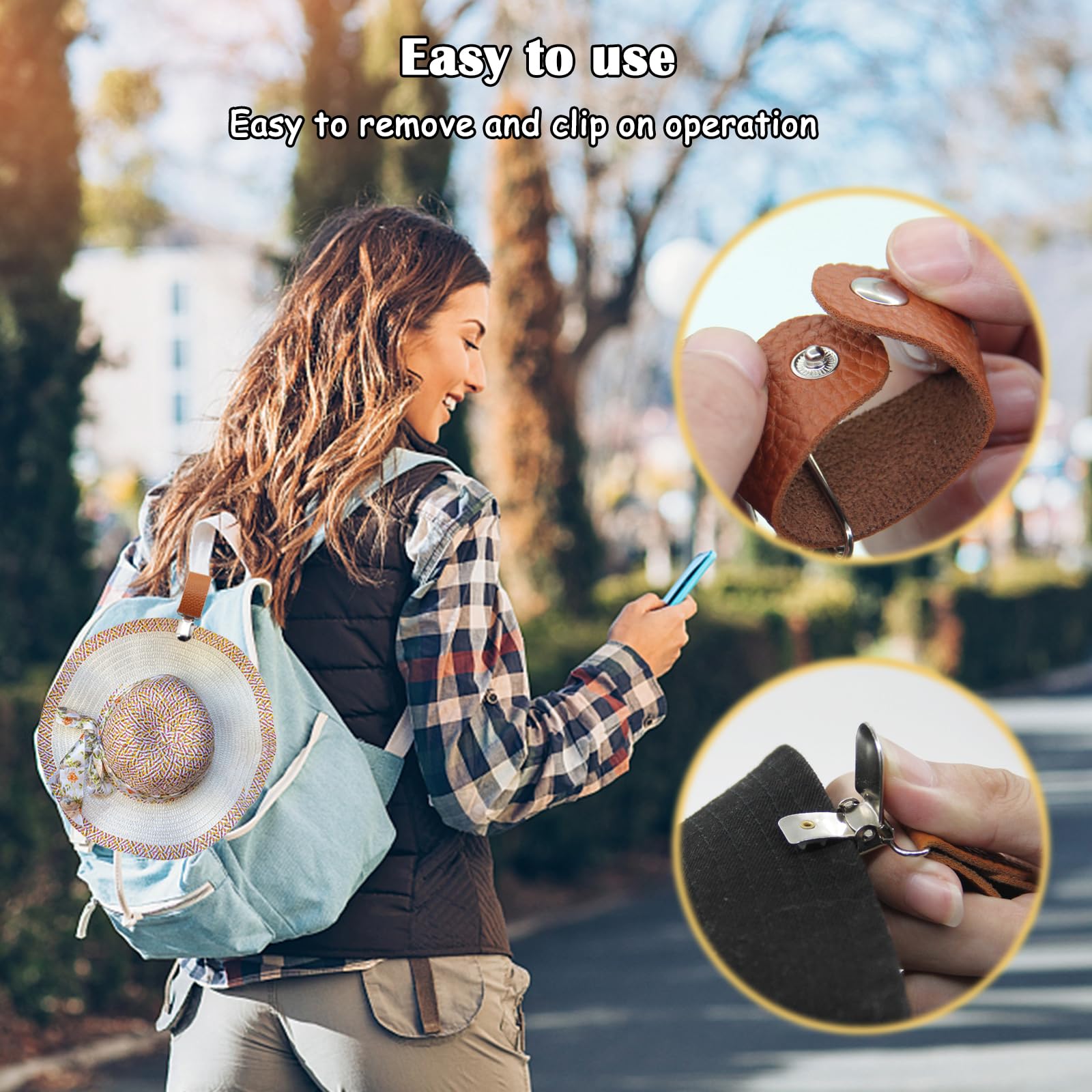 Penjepit Topi Kulit PU untuk P - Travel Accessories Bag For Men ulasan dan harga