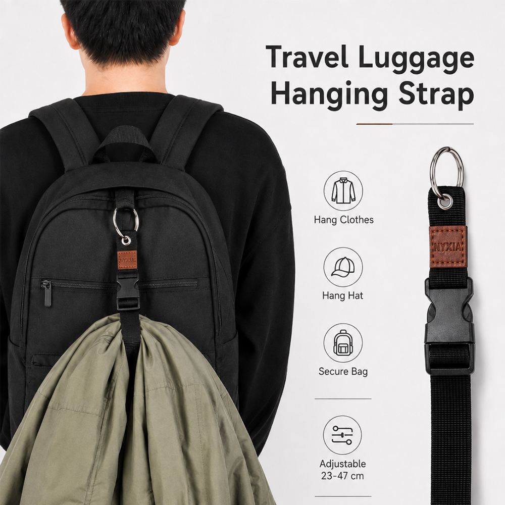 Tali Bagasi Anti Maling Portab - Travel Accessories Bag For Men ulasan dan harga