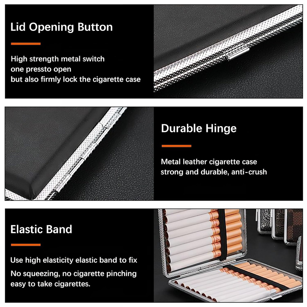 Kotak rokok PU nama kustom kot - Travel Accessories In Bulk ulasan dan harga